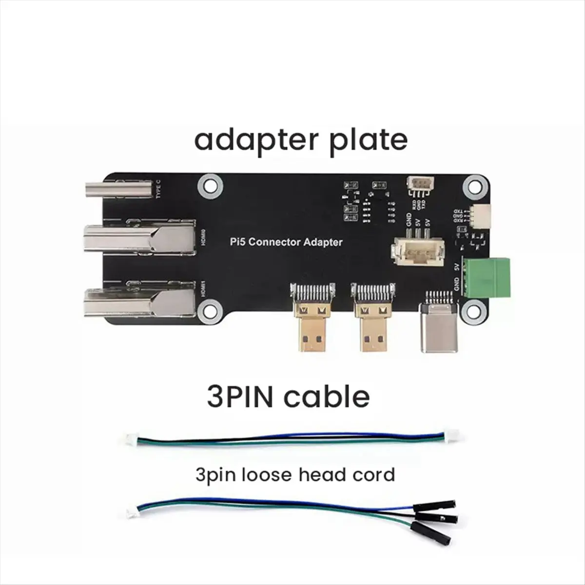 L77A For 5/4B Micro--Compatible to HD Adapter Board Support Dual 4K Outputs Expansion Board