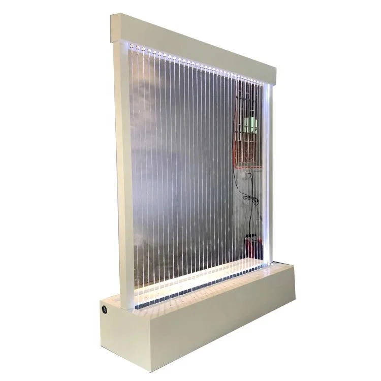 

Interior decoration frame waterfall glass aquarium elegant interior waterfall fountain screen and room baffle