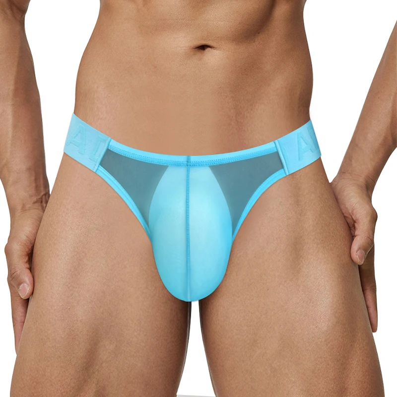 Sexy Mens Underwear Men Ultra Thin Transparent Briefs Jockstrap Pouch Cuecas Man Sissy Panties Thongs Underpants Gay Slip Srting
