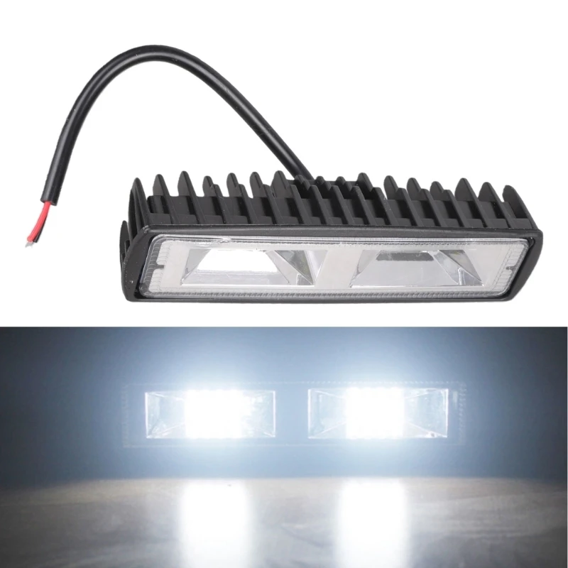12 LEDs Car Work Light Universal Roof Mount for SUV Truck LED Worklight 2 Level Brightness Easy Installation