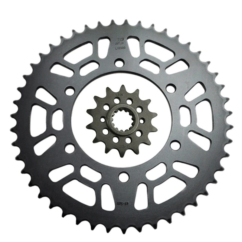 

LOPOR 520 CNC 14T 47T Front Rear Motorcycle Sprocket for Kawasaki ZZR250 EX250 1990-2003 ZZR EX 250