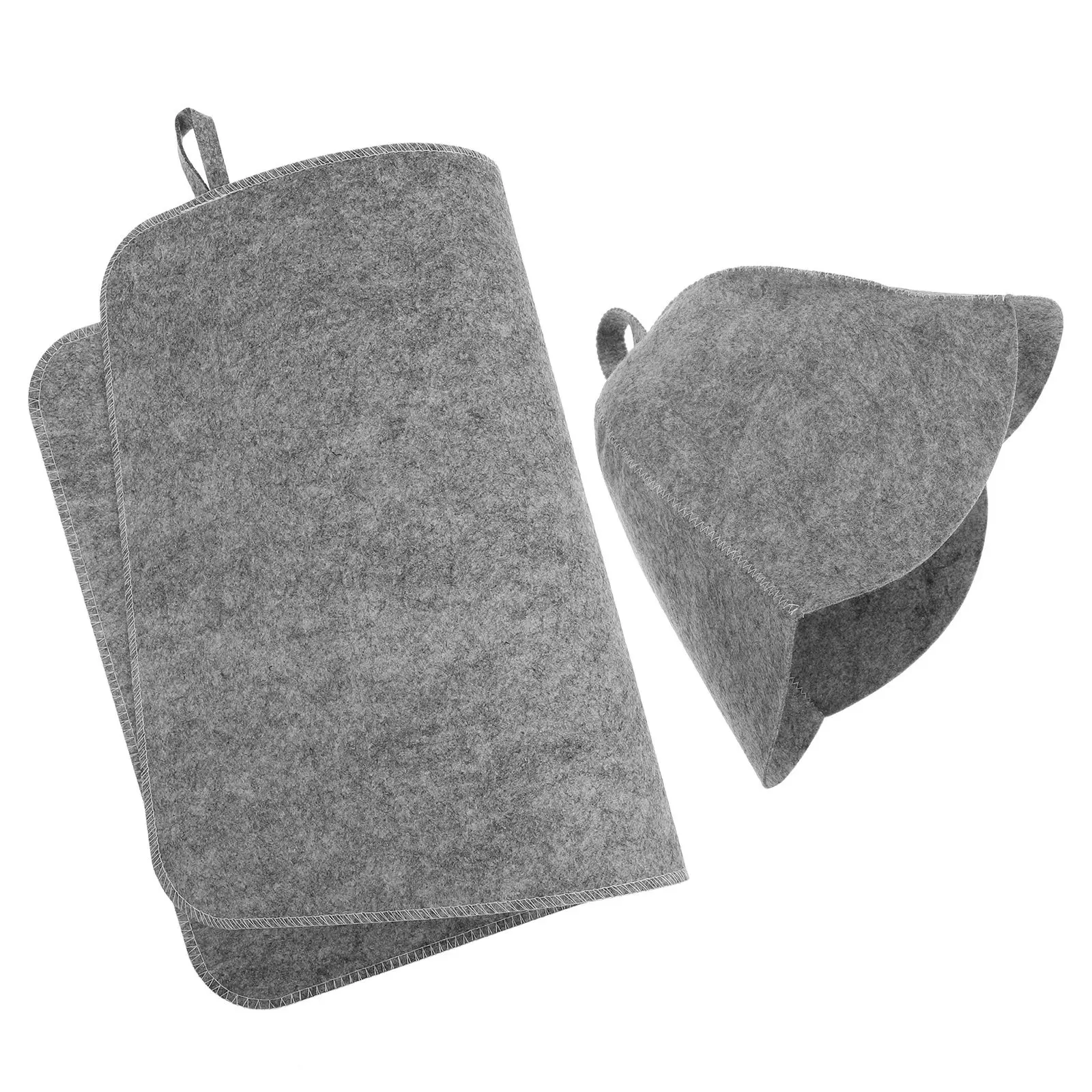 

1 set 1 Set Waterproof Sauna Hat Thickened Felt Material Breathable Design For Women Reusable Bathing Cap Lightweight Spa Hair