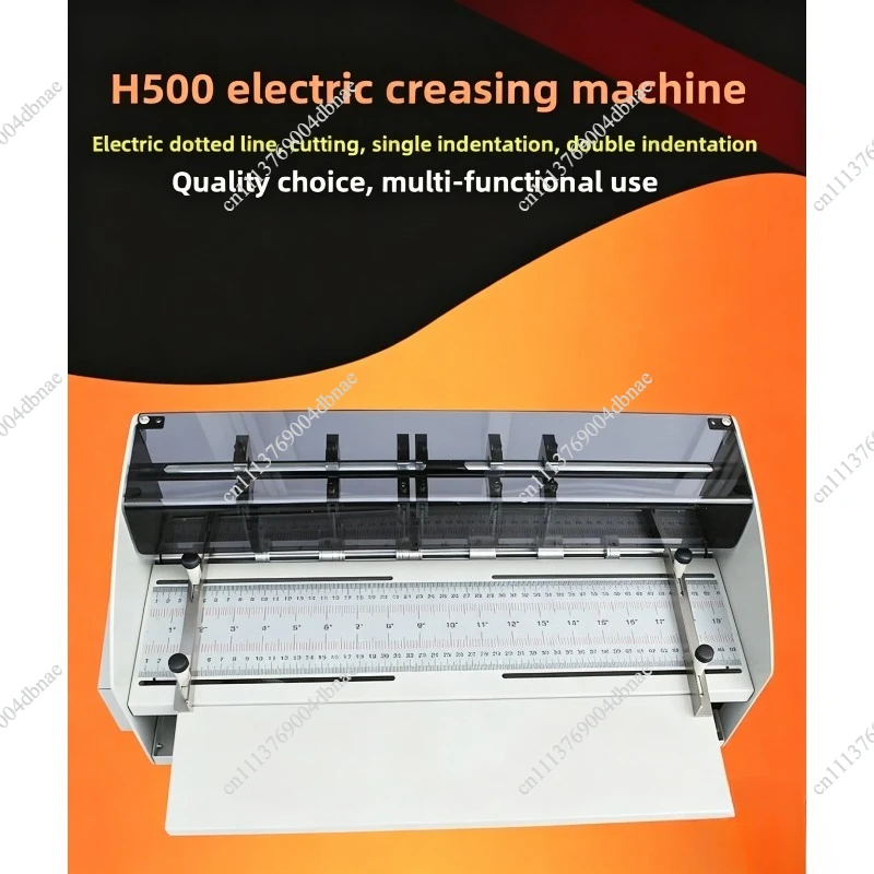 Upgrade H5000 New Electric Creasing Machine Dotted rice line flip book line book spine line creasing machine