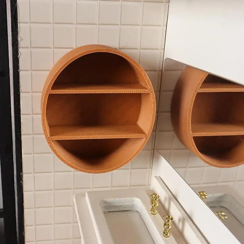 1/12 Armadietto da parete per casa delle bambole Espositori Scaffale di stoccaggio Modello Casa delle bambole Mobili per soggiorno Decorazione Accessorio per casa delle bambole