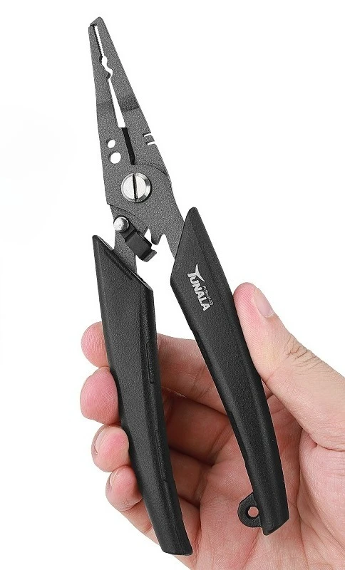 

Stainless Steel Lure Fishing Pliers - Ring Opener, Line Cutter, Built-in Spring Fish Control, Multi-func, Fishing Accessories
