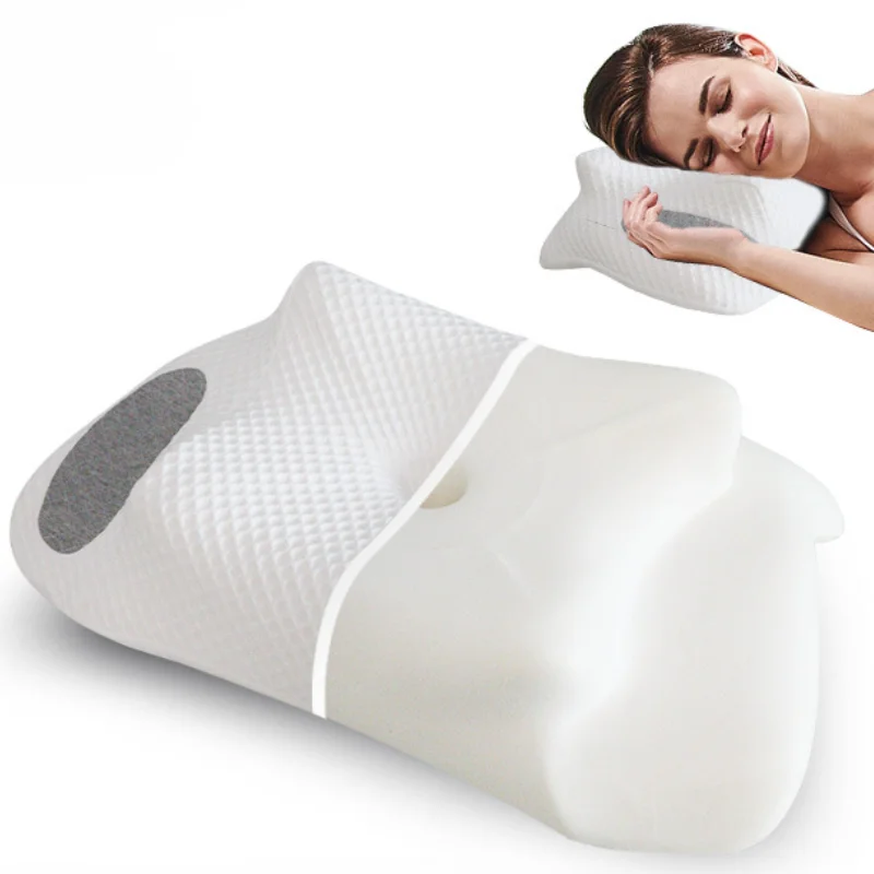 

Double Layer Butterfly Neck Pillow Memory Foam Cervical Orthopedic Cushion Viscoelastic Wedge Support Sleeping Aid Relax