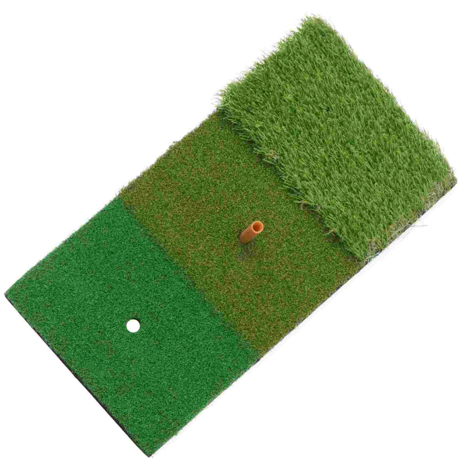 Practice Mat Portable Swing Mat Hitting Mat and Driving Pad Outdoor Indoor Training Aids Green 3 Colors Long and Short Grass 30x