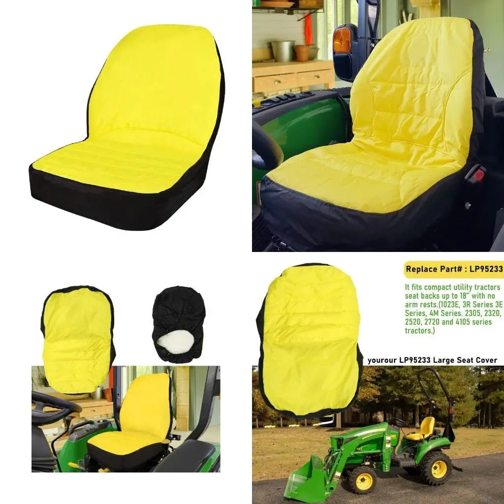 Comfortable Cushioning LP95233 Large Cover CompactUtility Tractor Cushioned Oxford 300D Fabric Waterproof Universal New