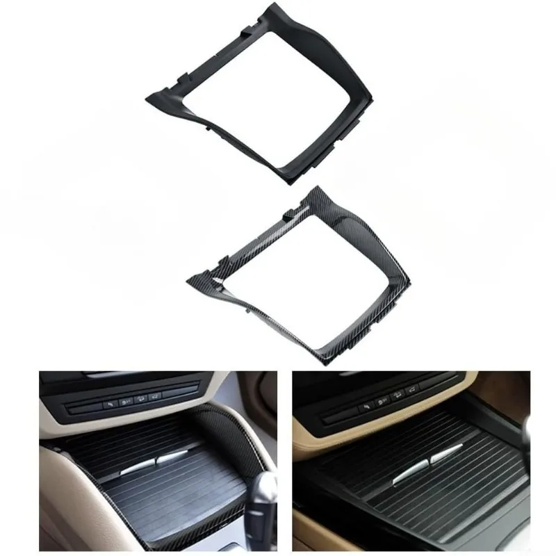E70 E71 E72 Vorne Mittelkonsole Wasserbecherhalter Dekorative Abdeckung Panel Lünette Für BMW X5 X6 2008-2014 51166956756,51169129401