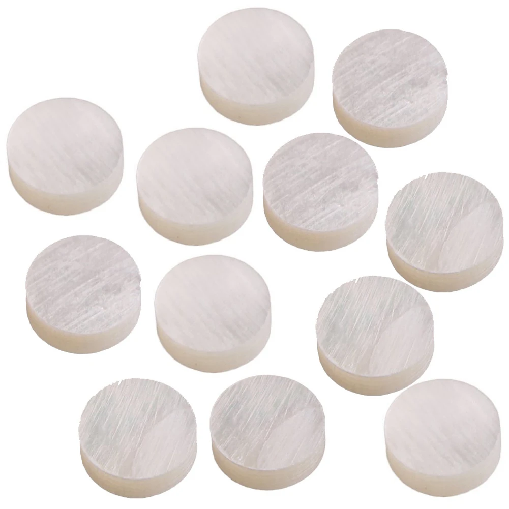 

12 PCS 6MM White Mother Of Pearl Fret Marker Inlay Dots Tone Point Guitar Fretboard Neck Fingerboard Accessories