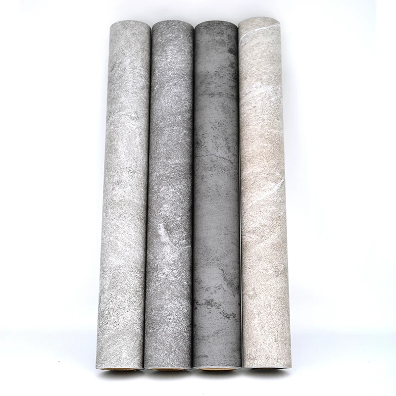 

1 Roll PVC Waterproof Self Adhesive Anti-Slip Floor Stickers Cement Gray Contact Paper for Hotel Home Decor Vinyl Floor Stickers