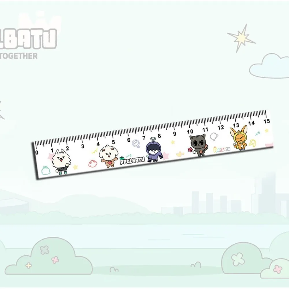 Hot Sale Stationery Students Ruler Cartoon PPULBATU Design SOOBIN YEONJUN BEOMGYU TAEHYUN HUENINGKAI Merch Gift Fans Collection