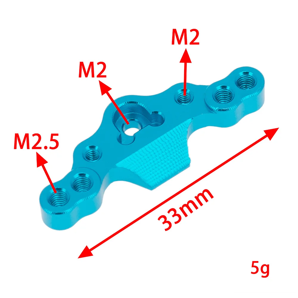 Metal Front Upper Arm Tie Rods Mounts Camber Block for Losi 1/18 Mini-T 2.0 2WD Stadium RC Truck Car Upgrade Parts,2