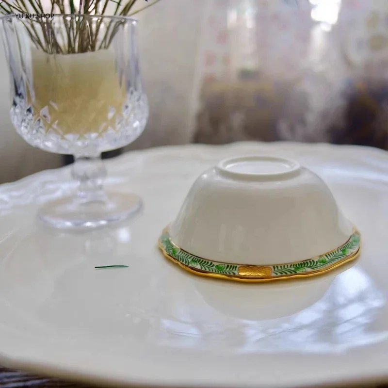 

European Embossed Bone China Coffee Cup Fine Porcelain Egg Holder 4 Inch Bowl Coffee Cup Teacup Coffeeware Espresso Latte Mug