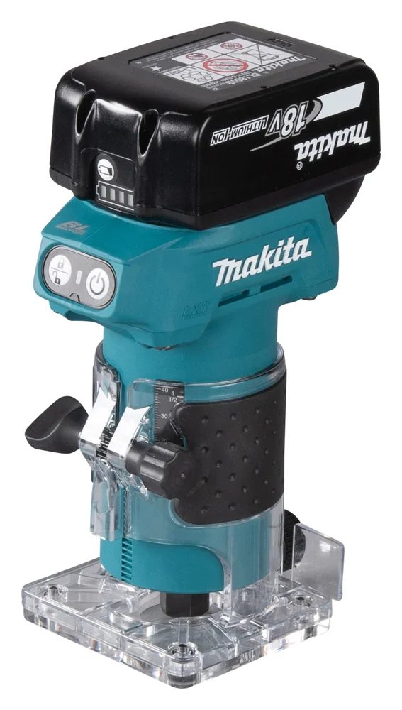 

Makita DRT52 Battery & Cordless Woodworking Trimmer 18V Slotting Multi-function Electric Wood Milling Woodworking Trimmer 1