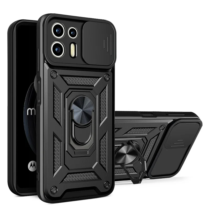 Funda con soporte magnético para Motorola Edge 20 Lite, funda protectora a prueba de golpes con anillo para coche, funda trasera para Moto Edge 20 Lite.