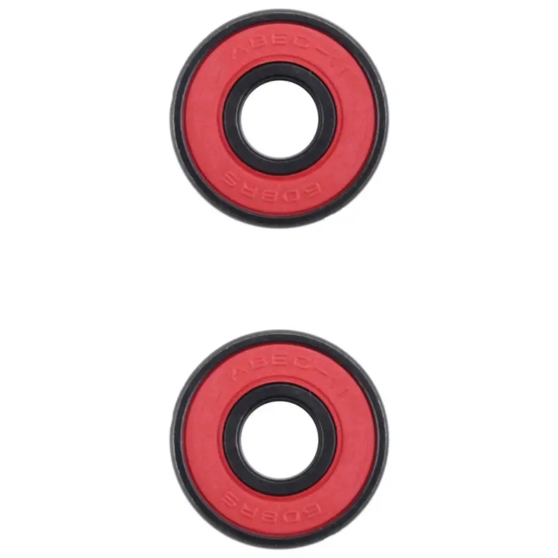 A74K 48 Pcs 608 Bearings High Speed Wear Resistant for Skate Skateboard Wheel 8x22x7mm Double Shielded Hybrid