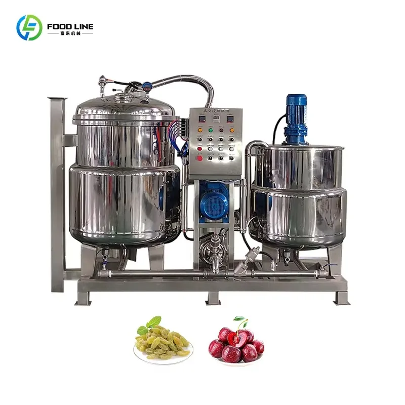Automatic Vacuum Sugar Soaking Machine Commercial Fruit Osmotic Syrup Processing Equipment