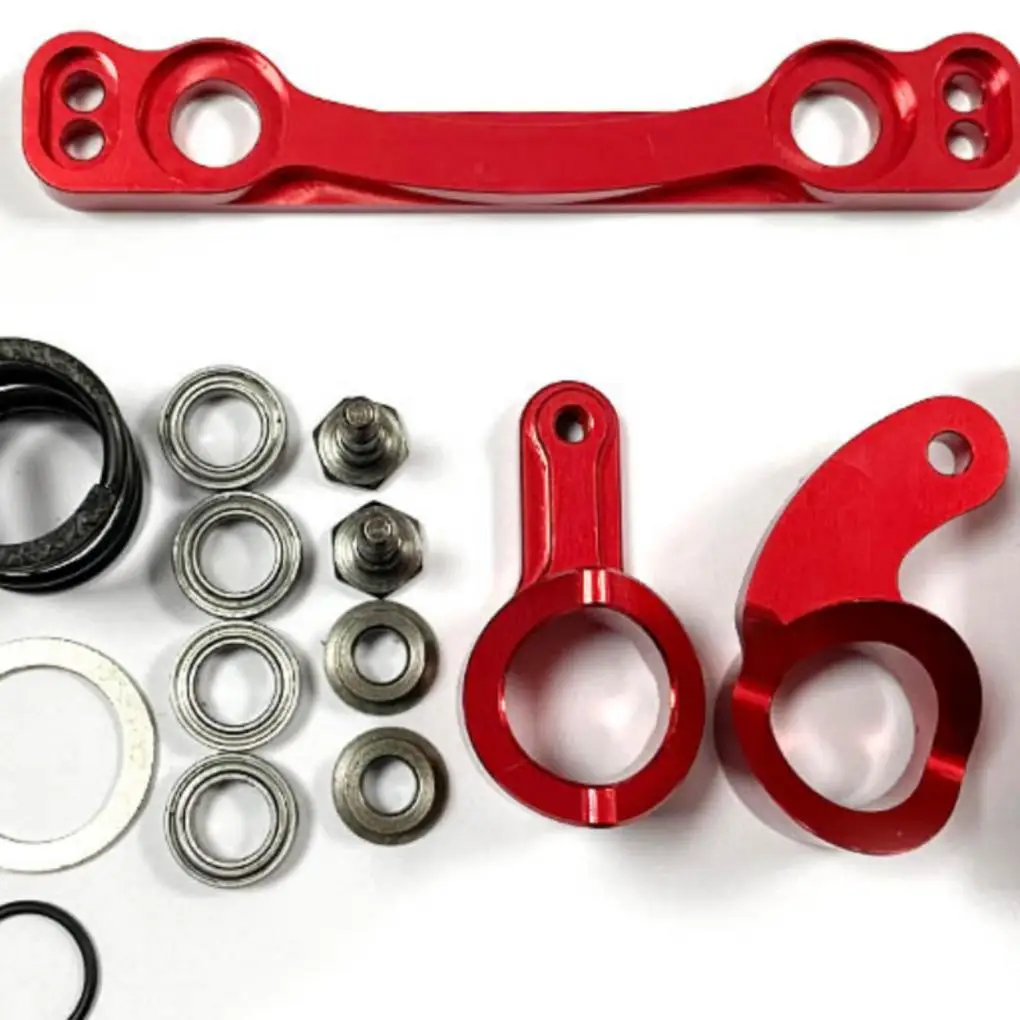 RCGOFOLLOW Lenkservo-Saver, kompletter hochpräziser Rc-Lenkungsservo-Saver, komplett für 1/7 6S Monster Trucks