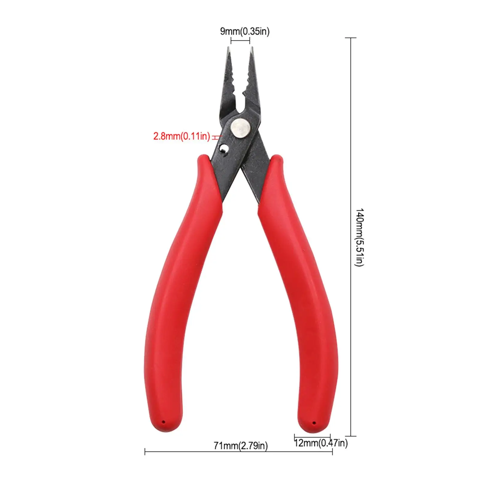 Jewelry Making Pliers Bead Crimping Tool Repair Supplies Wire 14cm Portable Bead Crimper Tool Steel for Wire Wrapping Beading