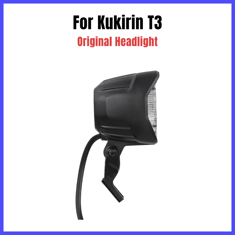 

Male 2Pin LED Front Light for KuKirin T3 Electric Scooter High Brightness Headlight Front Lamp Waterproof Connector Repair Parts