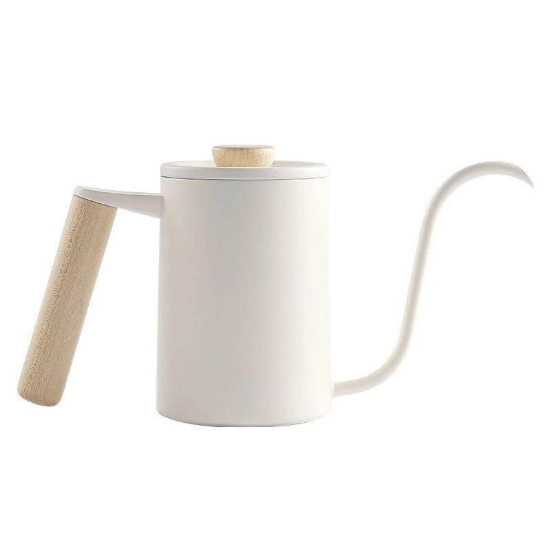 

Bomber Hand Punch Pot Hand Punch Coffee Pot Solid Wood Handle Stainless Steel Fine Mouth Pot