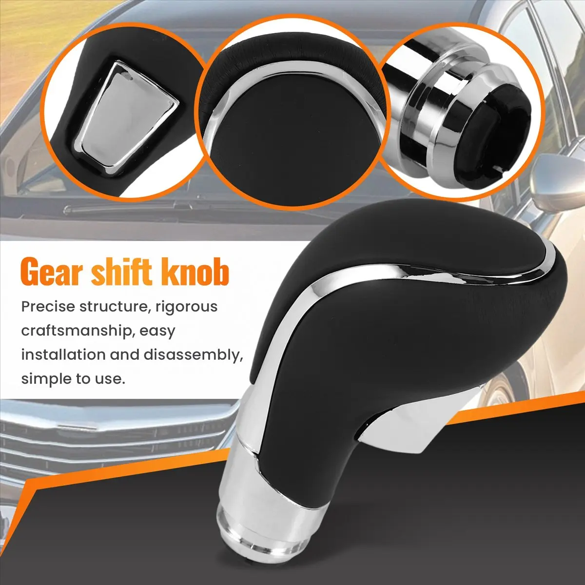 #16P Car Automatic Gear Stick Shift For Opel Vauxhall Insignia Black,Car Gear Stick,(PU)