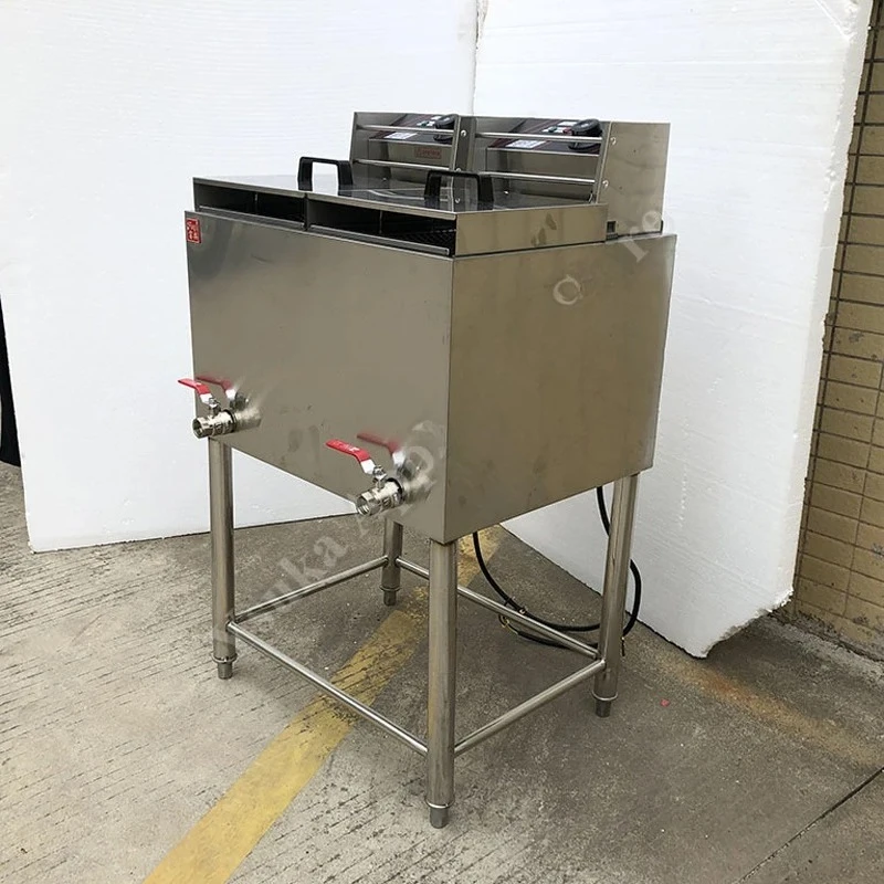 Fried Furnace Commercial Vertical Large Capacity Deep Tank French Fries Making Machine Multifunctional Deep Fryer Equipment