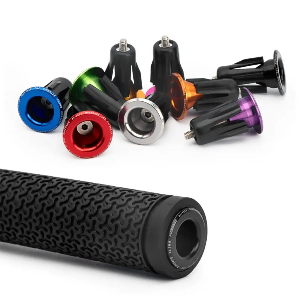 Bike Grips Cycling Accessories Bicycle Parts Bike Bar End Plugs Bicycle Grip End Cap Bike Handlebar End Plugs Handle Bar Plug