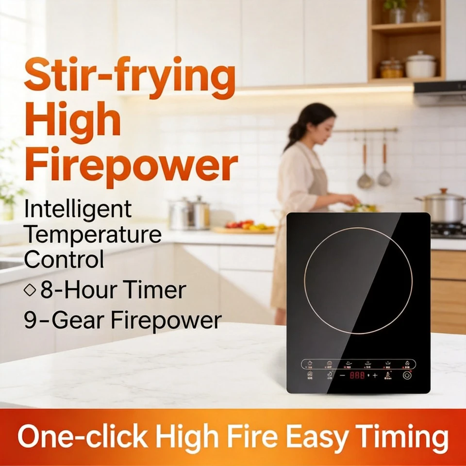 Multifunctional Household Induction Cooker, Hot Pot & Stir-Fry Electric Stove