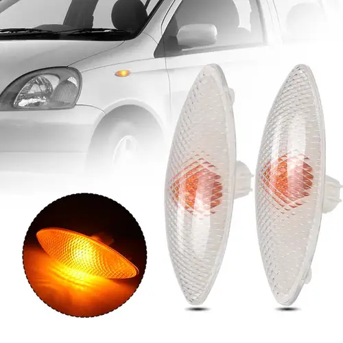 81740-0D011 81740-0D010 luz intermitente de marcador lateral lámpara de señal de giro ámbar para Toyota Yaris 1999 2000 2001 2002 2003 2004 2005