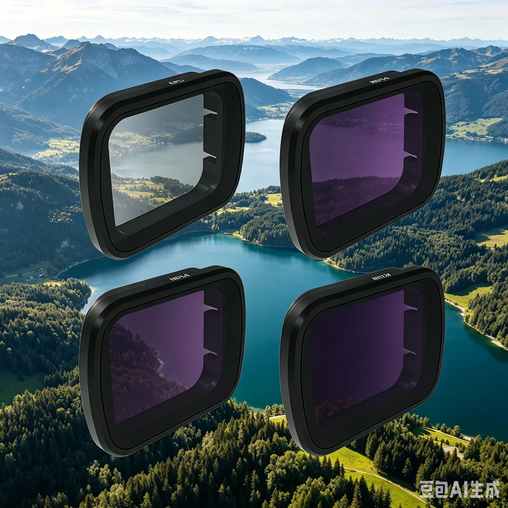 3-8-teiliges Filterset für DJI Lito X1 PL-Polarisationsfilter für Vlog-Luftbildfotografie, optische Glaslinsenfilter, Drohnenzubehör