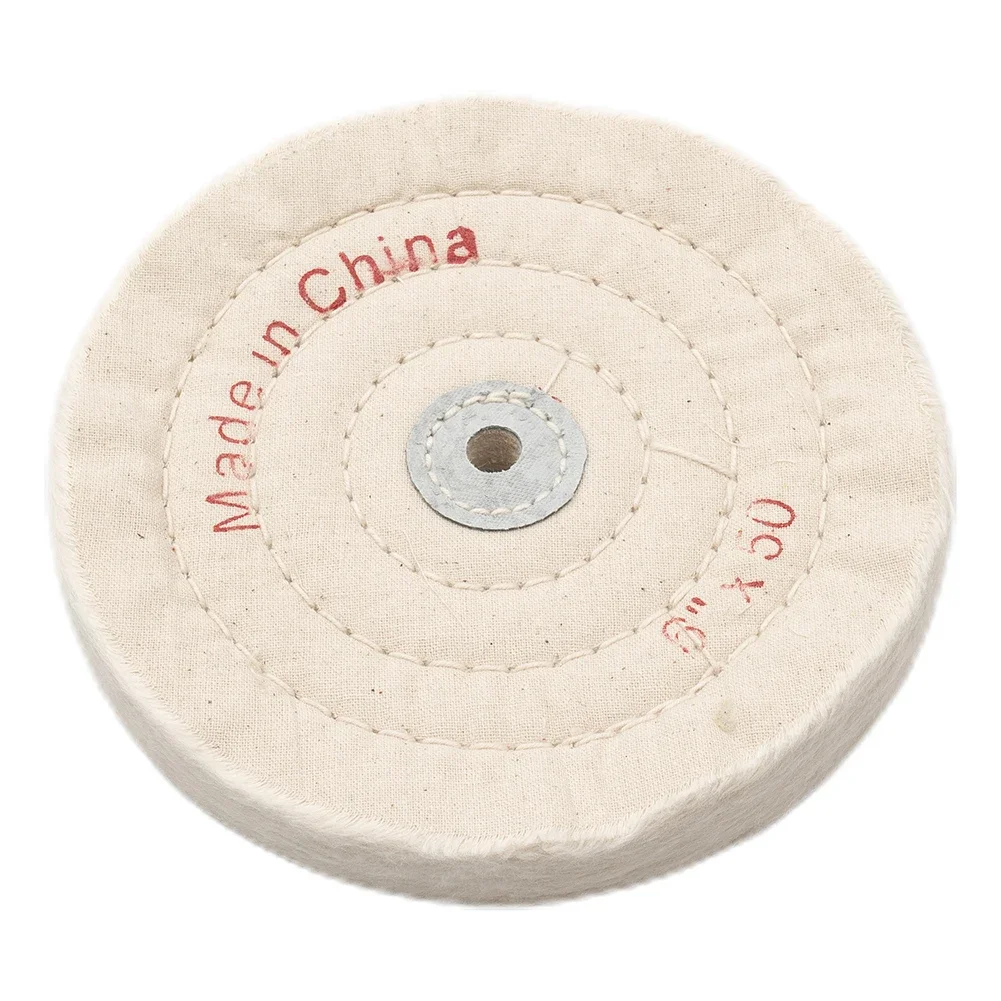 1pc150/200mmClothPolishing ล้อ Flannel Cotton Buffing Pad ทําความสะอาด Pad สําหรับเครื่องบดมุมเครื่องบดม้านั่งเครื่องมืออะไหล่