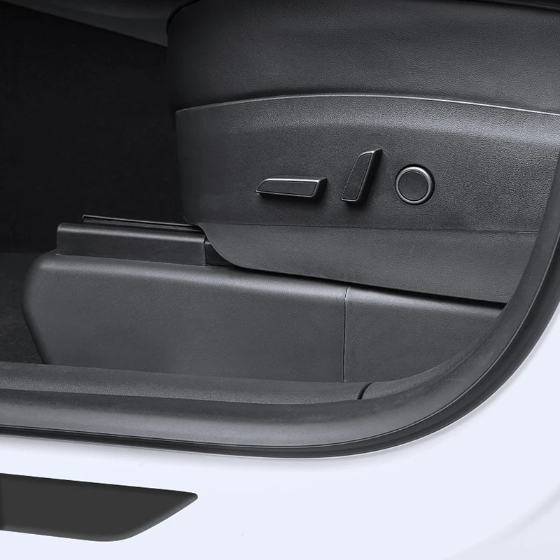 

Outer Seat Track Cover For Tesla Model Y 2020-2024 Front Rear Seat Slide Rail Anti Kick Protector Pad Car Interior Accessories