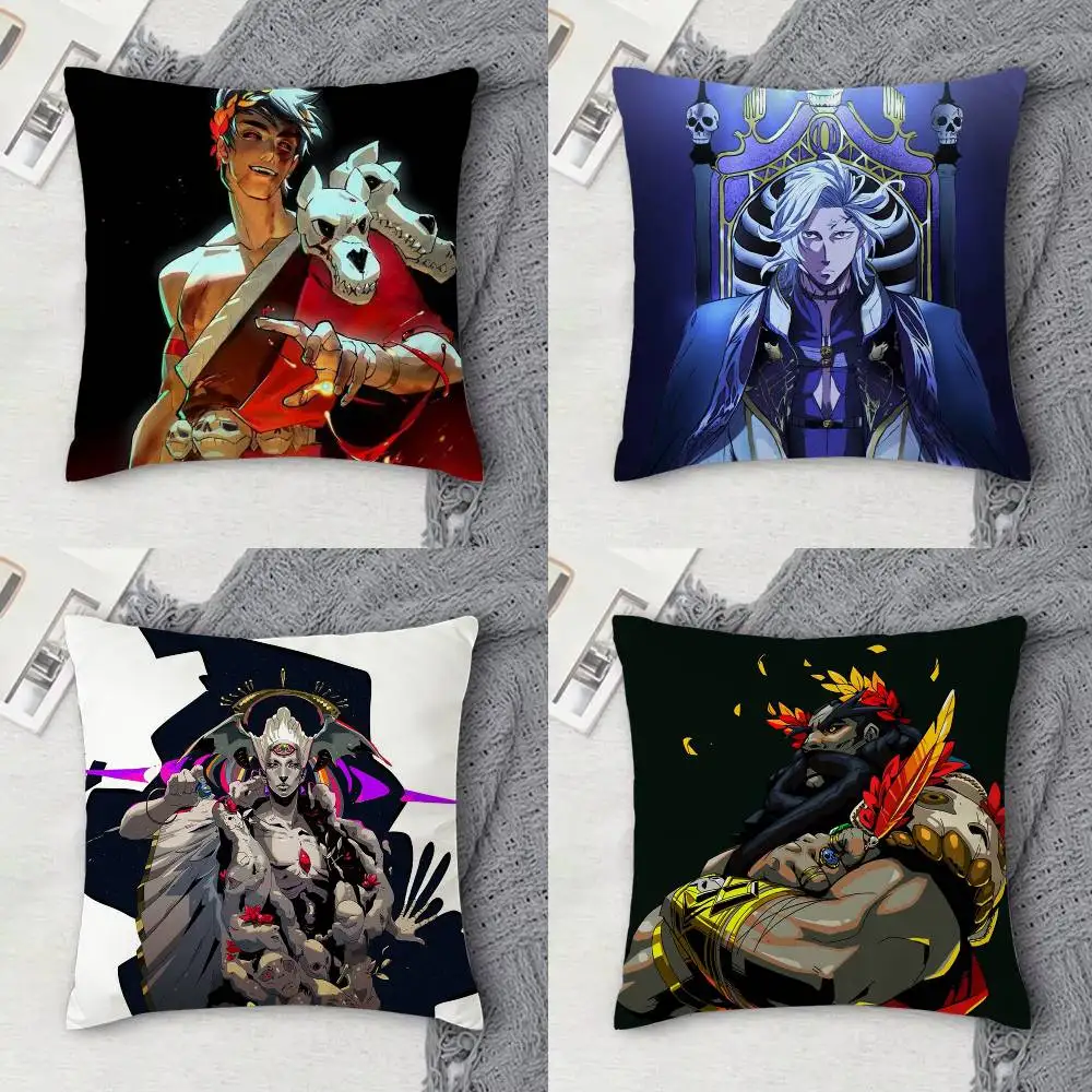 

H-Hades Double-sided Printed Square Decorative Cushion Cover for Sofa Living Room Home Decor