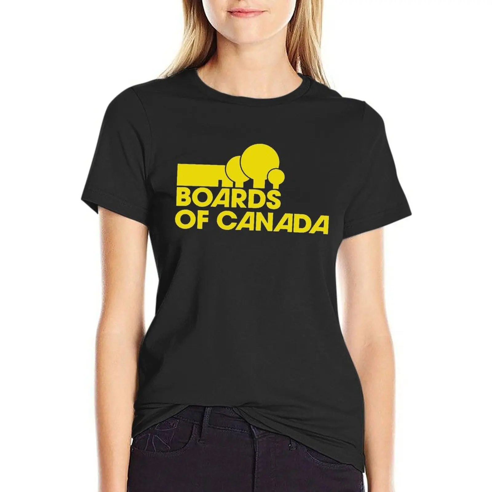 Boards Of Canada Logo Yellow 82 Shirt Gift For Men Women T-Shirt summer top Blouse Woman T-shirts