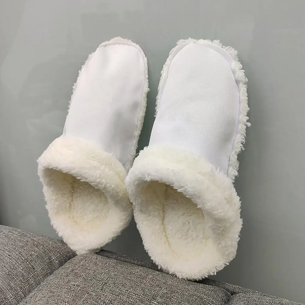 Hole Shoes Soft Plush Sleeve Cover Detachable Shoes Pad Washable Warm Fluffy Thick Insoles Replacement For Croc Slippers