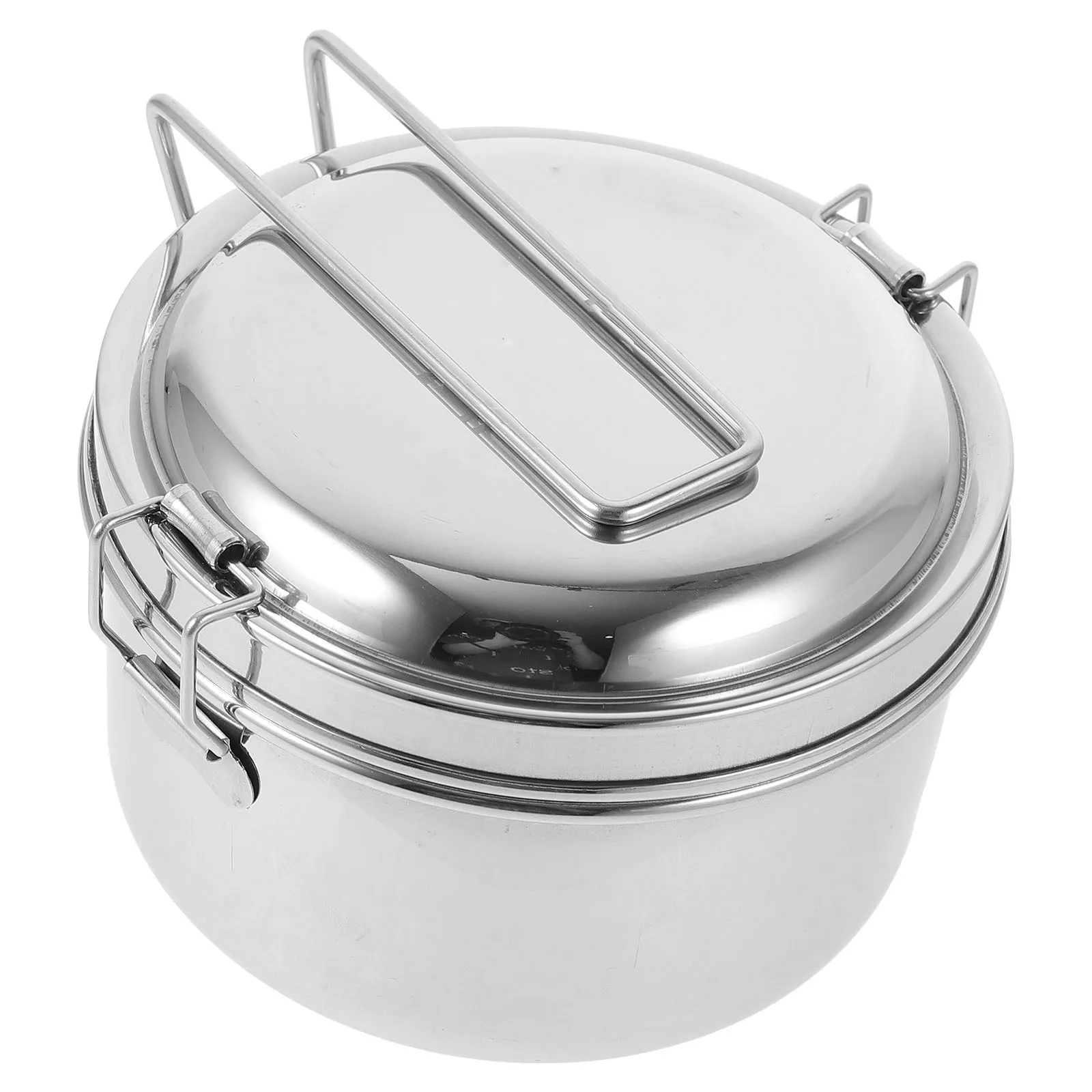 

1 Set Stainless Steel Portable Leak-Proof Food Storage Container For Office s Microwave Safe Lunch Case Compact