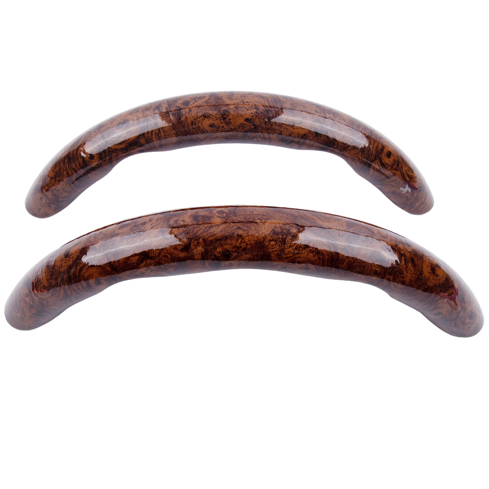 Universal Car Steering Wheel Booster Cover Car Peach Wood NonSlip Decorative Handle Cover 37-38cm Auto Interior Accessories