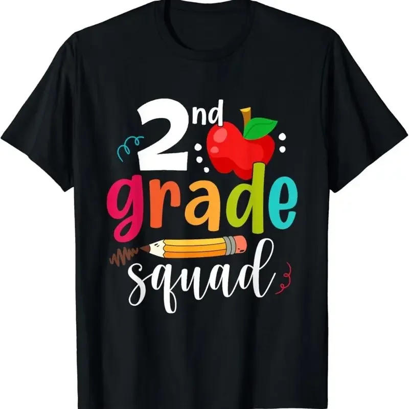 Second Grade Squad Funny Back To School 2nd Graders Teachers T Shirt