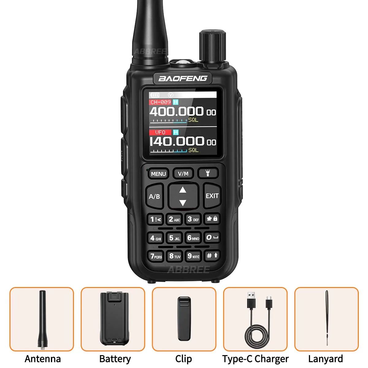 BAOFENG MINI 5 Walkie Talkie 2200mAh Batterij APP Bluetooth Programmering Lange afstand Dual PTT Nieuw geüpgradede UV-5R MINI Ham Radio