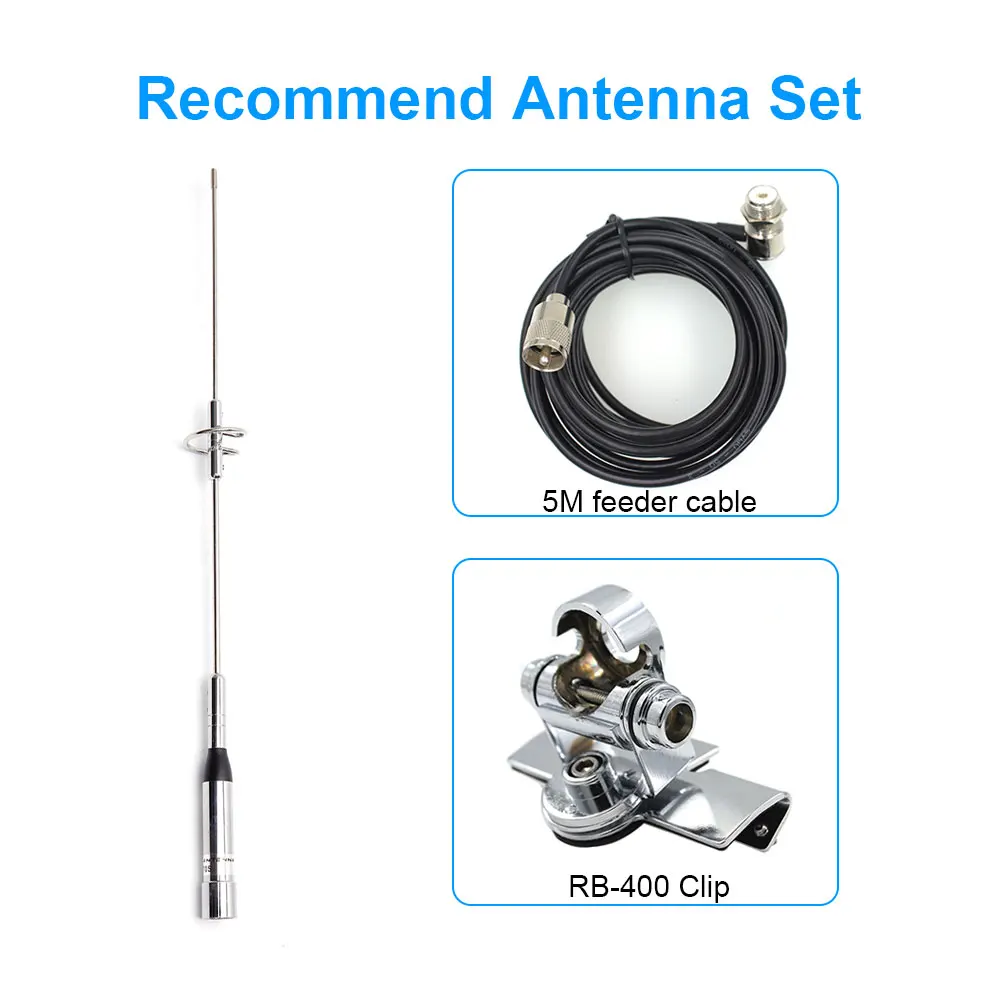 New NL-770S Car mount antenna Dual Band VHF/UHF 100W Car Mobile Ham Radio Antenna Stainless Steel Signal Aerial for SUV CRV