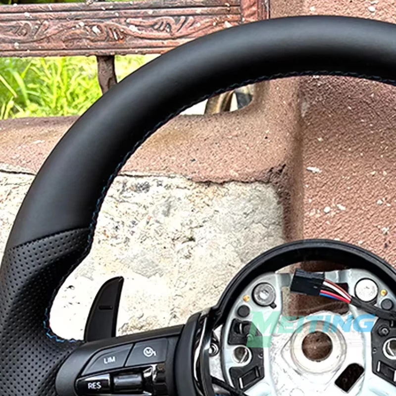 The leather steering wheel for BMW F30 F10 E90 F31 F20 F25 F32 F36 can be customized