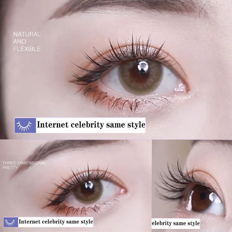 Anninet 60 clusters/box Daily Makeup False Eyelashes Single Cluster M-type Sandwich Natural Makeup tools Lashes eye Eyelash