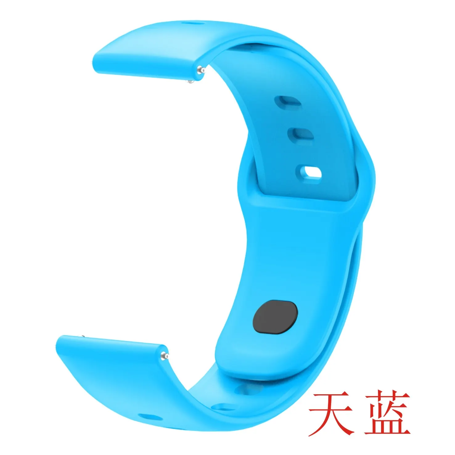 

20mm 22mm Slide Buckle Strap for Galaxy Watch 6/4/5 Pro/Classic/Gear S3/Active 2 Waterproof Silicone Sport Band Amazfit GTS 3 4