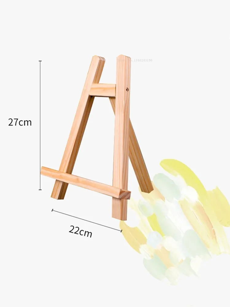 Wooden Easel Adjustable Height Display Frame Art Students Special Drawing Board Beginners Sketching Watercolor Painting Tools