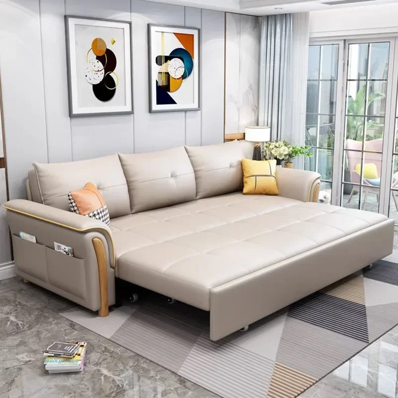 Apartamento, sofás baratos para sala de estar, almacenamiento elástico, sofás nórdicos perezosos, sofá de salón plegable de lujo, Sillon Cama, muebles de salón