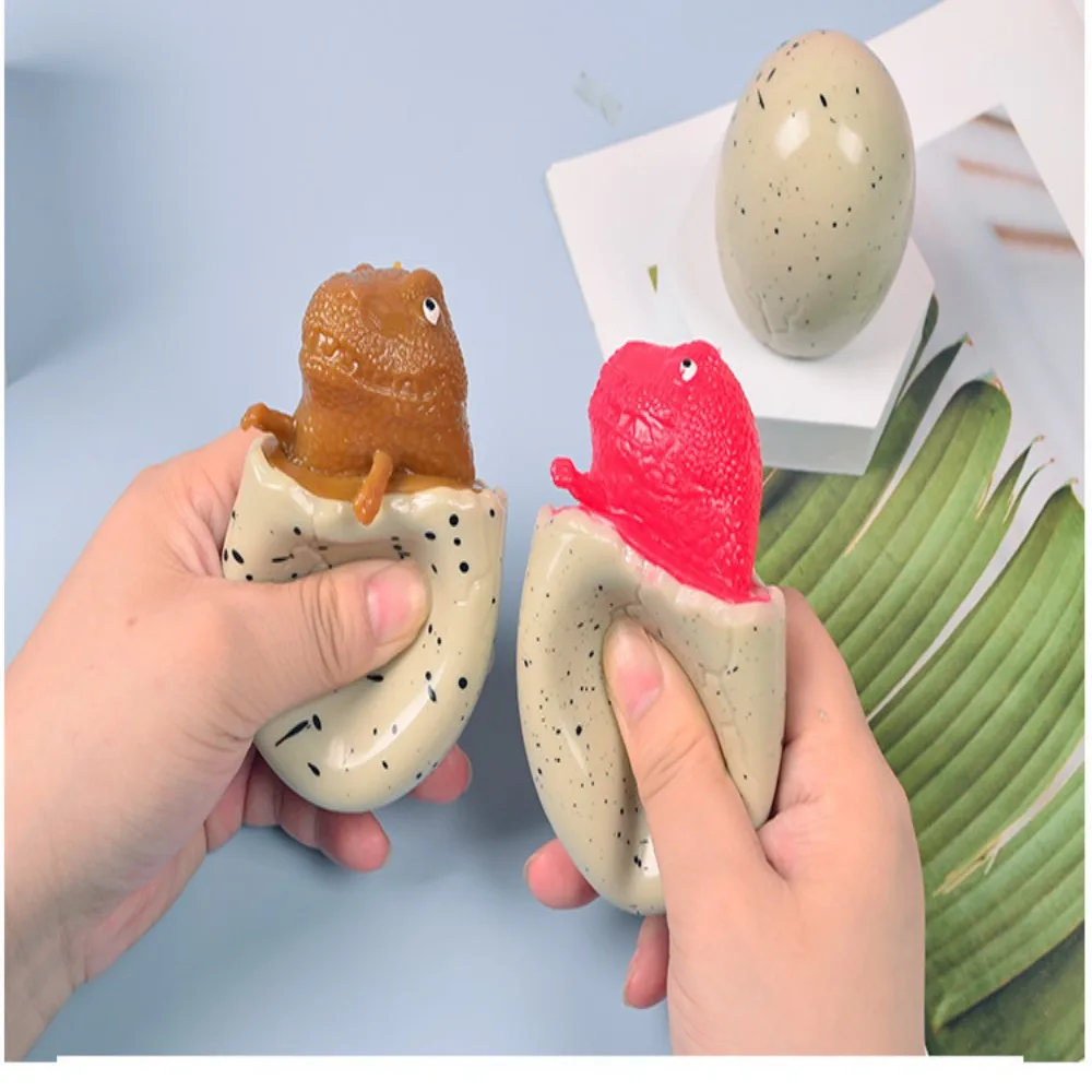 New Novelty Vent Dinosaur Cup Vent Ball Slow Rebound Dinosaur Squeeze Cup Toy Decompression Cute Squeeze Whole Person Toy