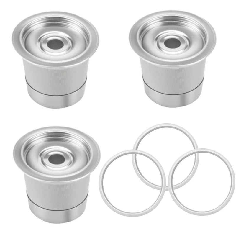 ABZA-استبدال كبسولة القهوة القابلة لإعادة الاستخدام للنينجا لصانع PB041 PB051 CFP101، 304 مرشحات كأس من الفولاذ المقاوم للصدأ