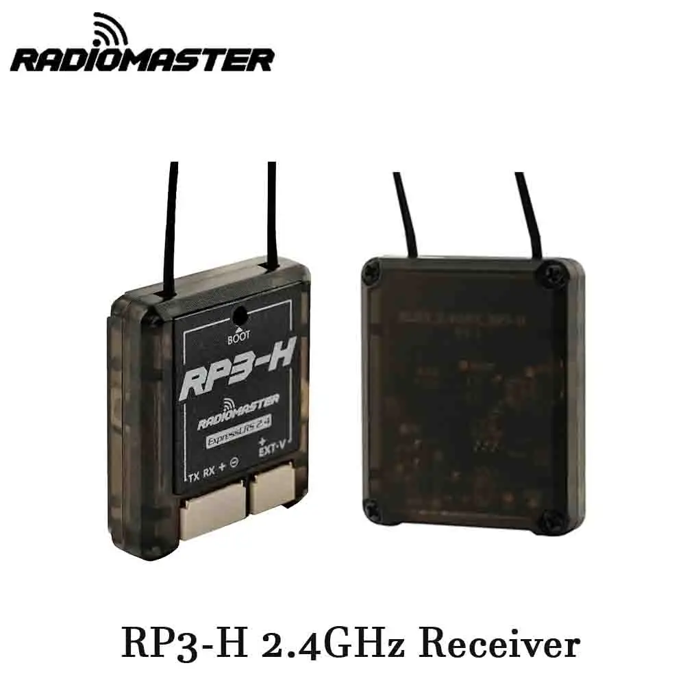 

Radiomaster RP3-H 2.4GHz ExpressLRS Nano Receiver FCC Dual Antenna Built-in TCXO Optimized PCB for Modules and Transmitters RC
